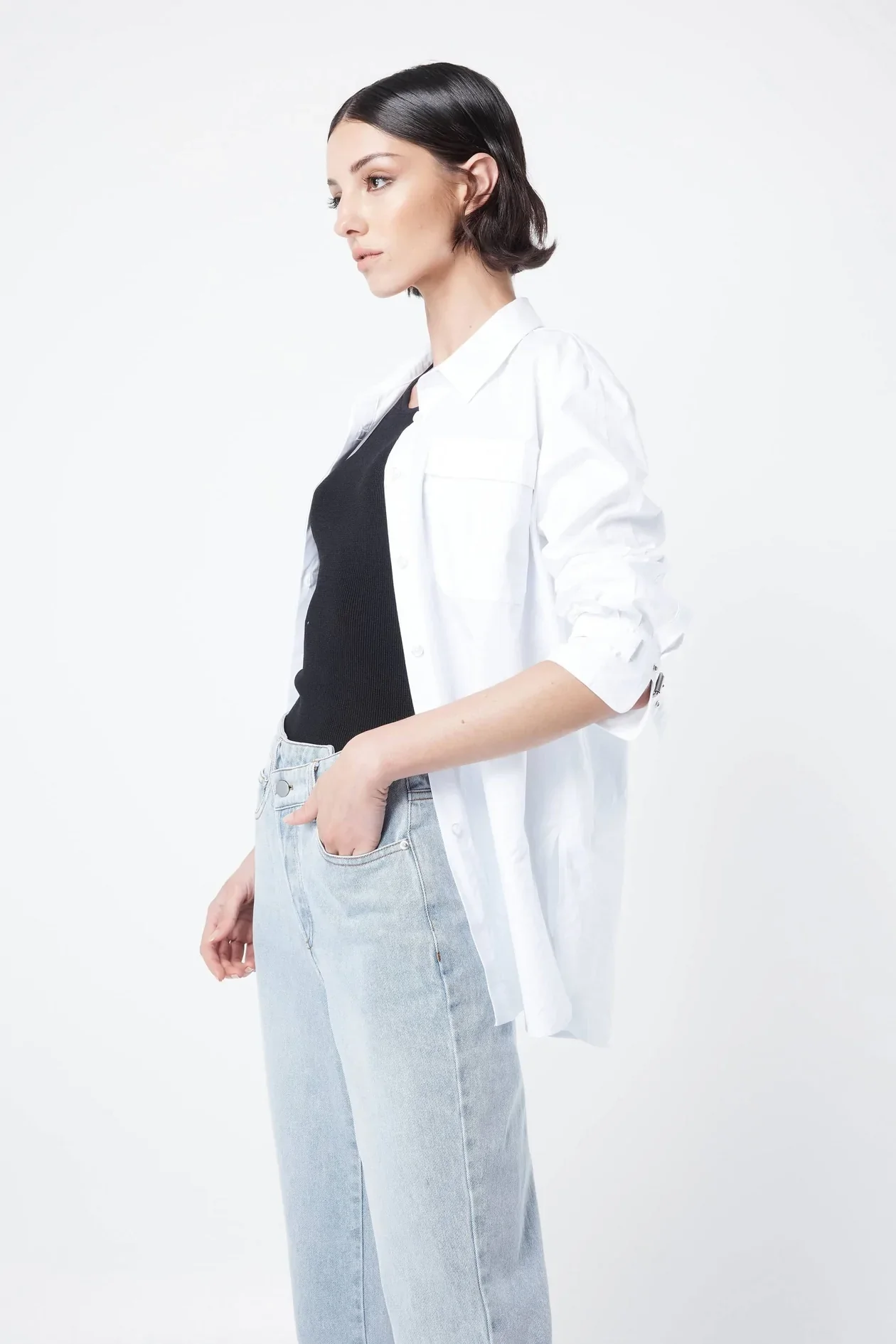 MOSSMAN - The Amalfi Shirt (White) - Image 2