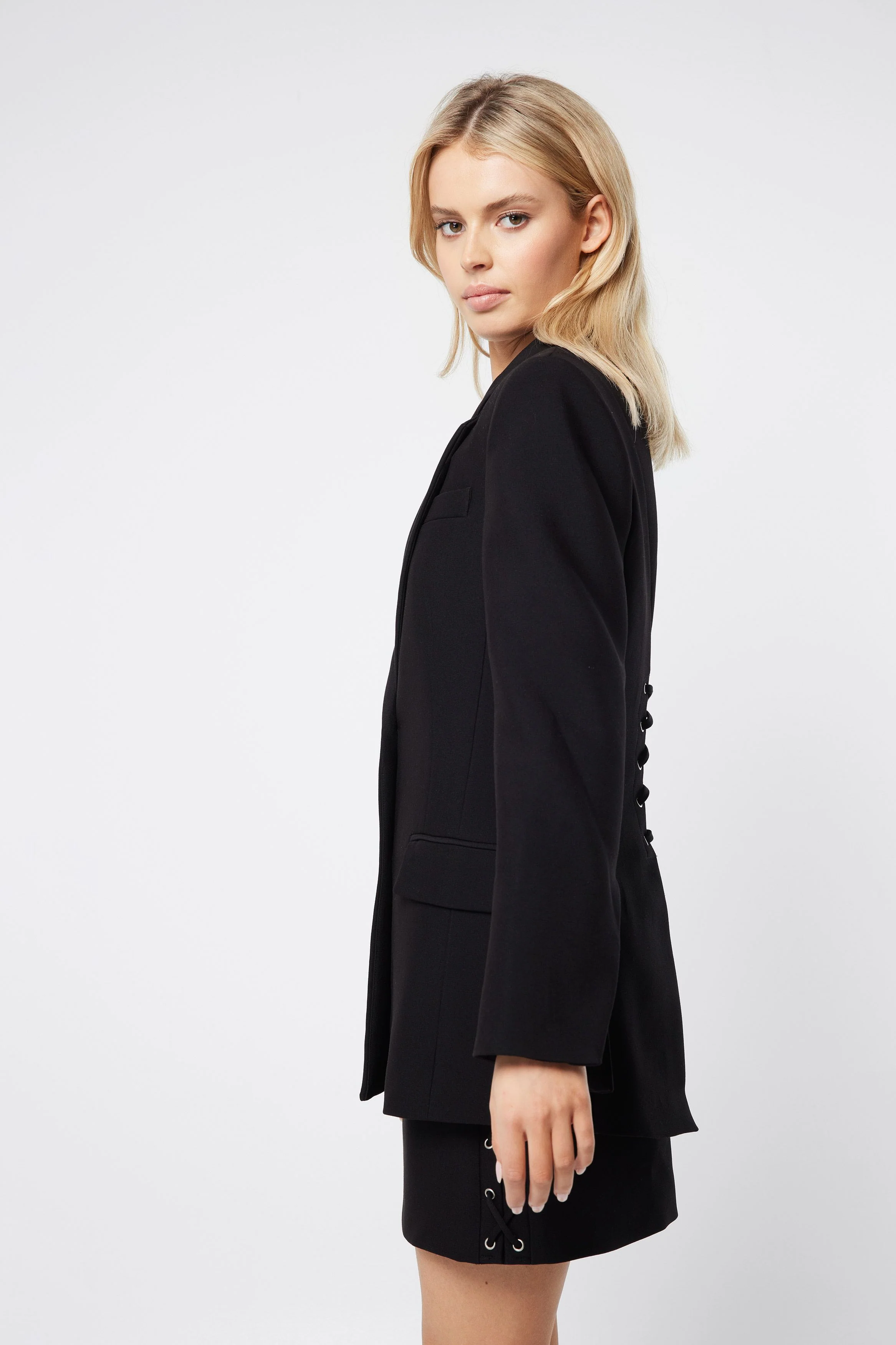 MOSSMAN - The Quiet Renewal Blazer (Black) - Image 5