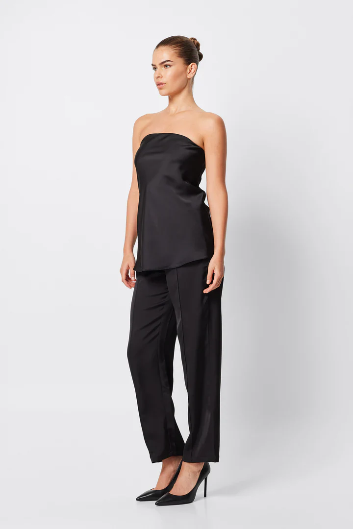 MOSSMAN - TOULOUSE STRAPLESS TOP (BLACK) - Image 5