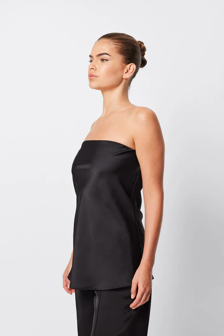 MOSSMAN - TOULOUSE STRAPLESS TOP (BLACK) - Image 6