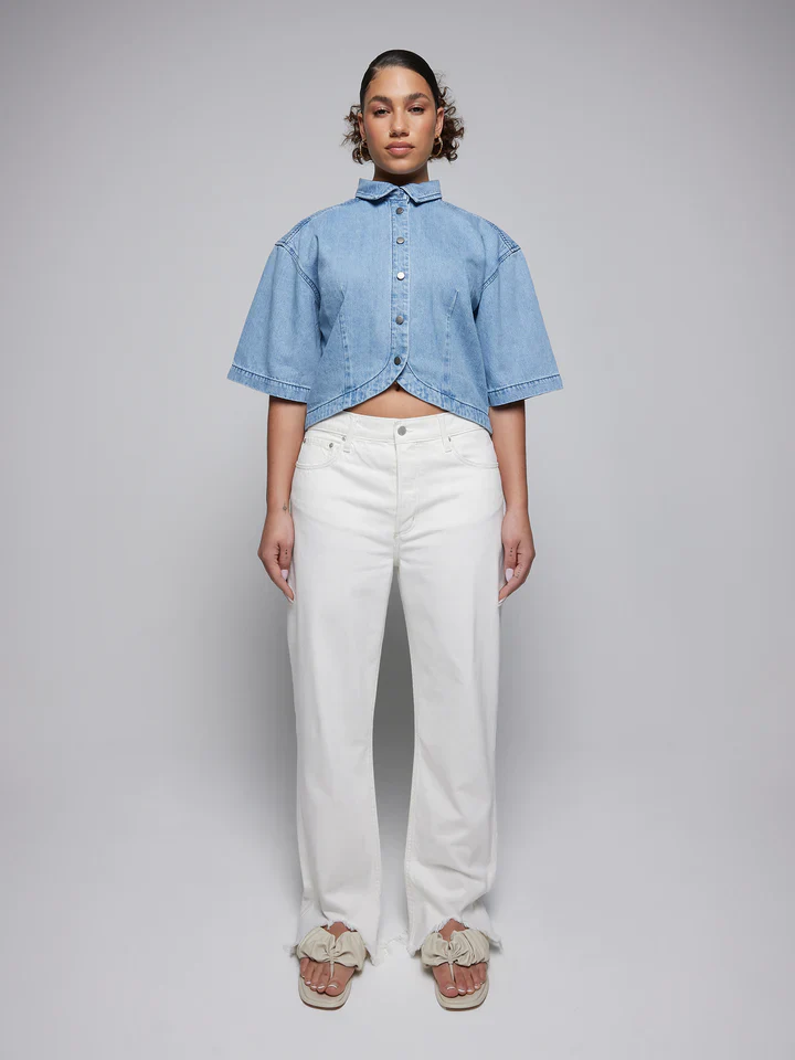 NOBODY DENIM - Anges Jean (Chalk) - Image 5