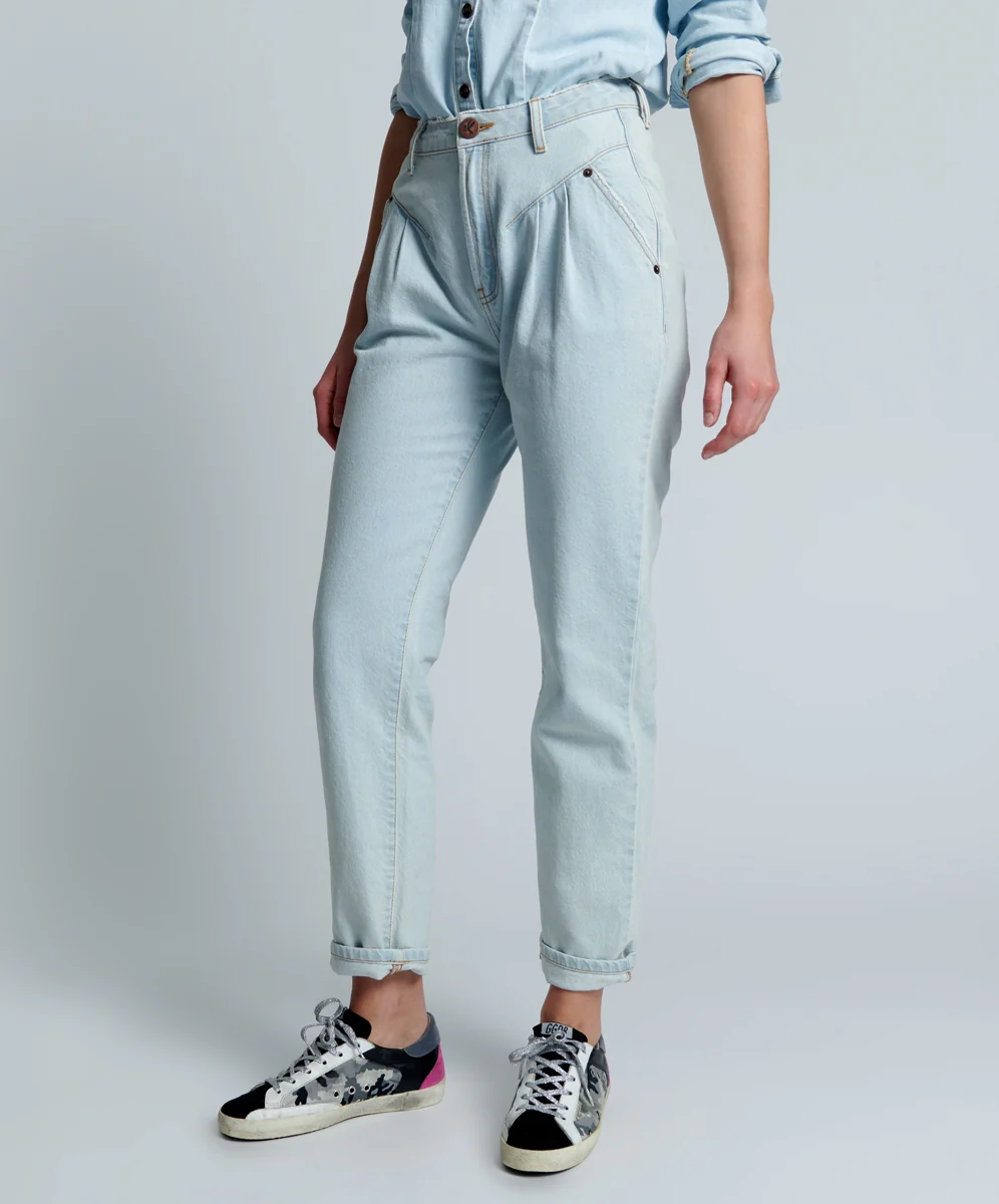 ONE TEASPOON - Streetwalkers High Waist 80's Fit Jean (Bel Air Blue) - Image 2