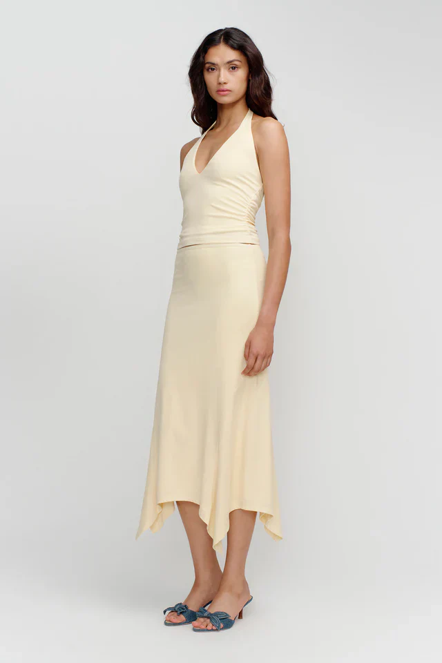 OWNLEY - KYAH HALTER TOP (BUTTER) - Image 6