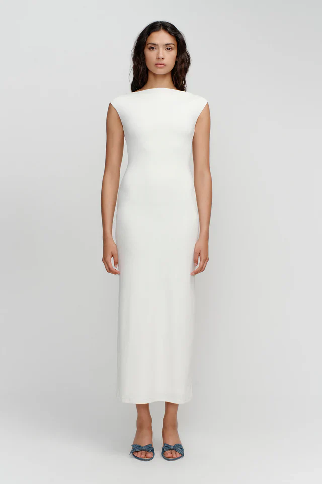 OWNLEY - ZULU MIDI DRESS (IVORY)