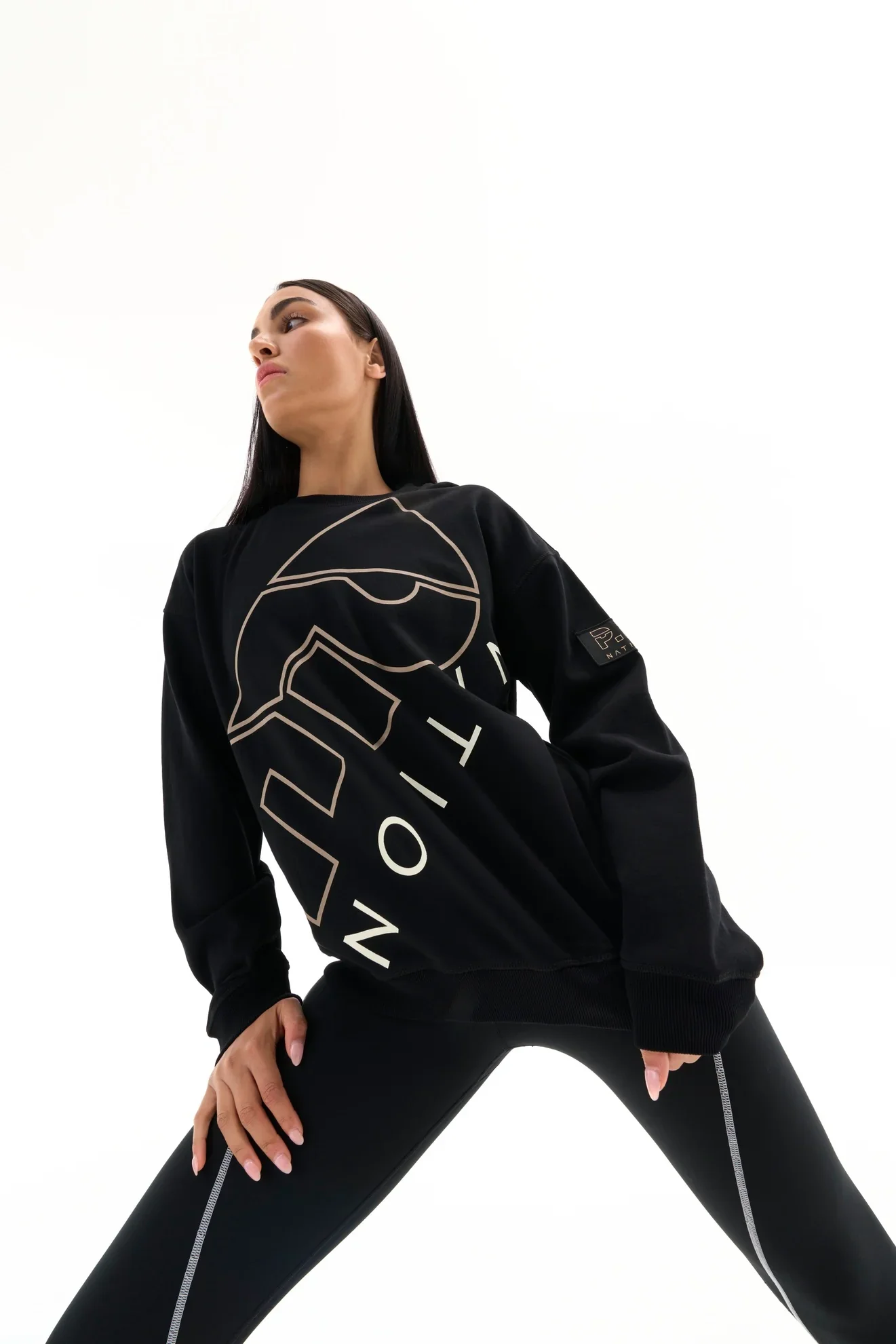 PE NATION - ALTA SWEAT (BLACK)