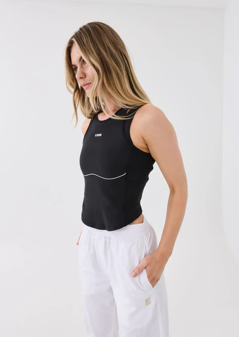 PE NATION - DOWNTEMPO TANK (BLACK) - Image 5