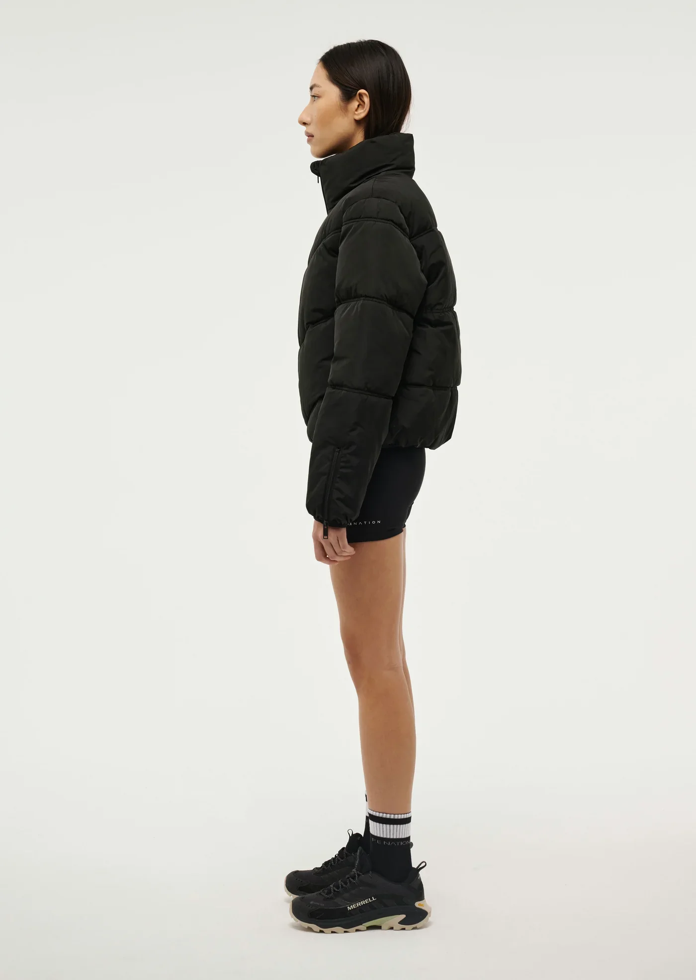PE NATION - FORTUNE JACKET IN BLACK - Image 4