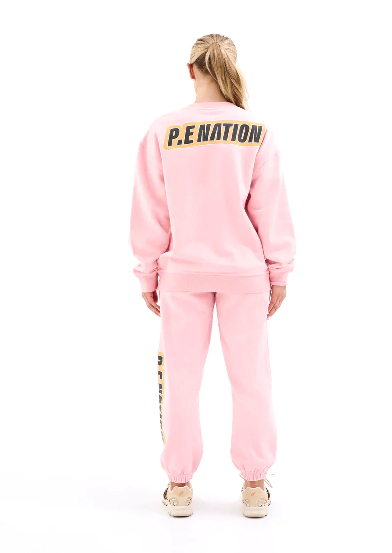 PE NATION - MAIN DRAW SWEAT (BLOSSOM) - Image 5