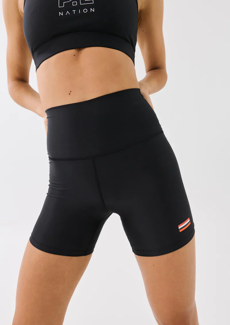 PE NATION - PERSEVERANCE SHORT IN BLACK