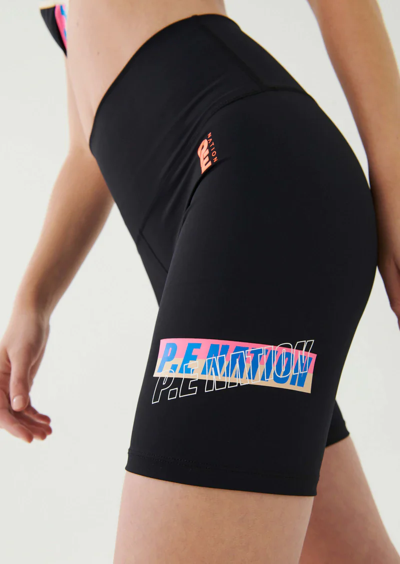 PE NATION - Tiebreak Short (Black) - Image 2