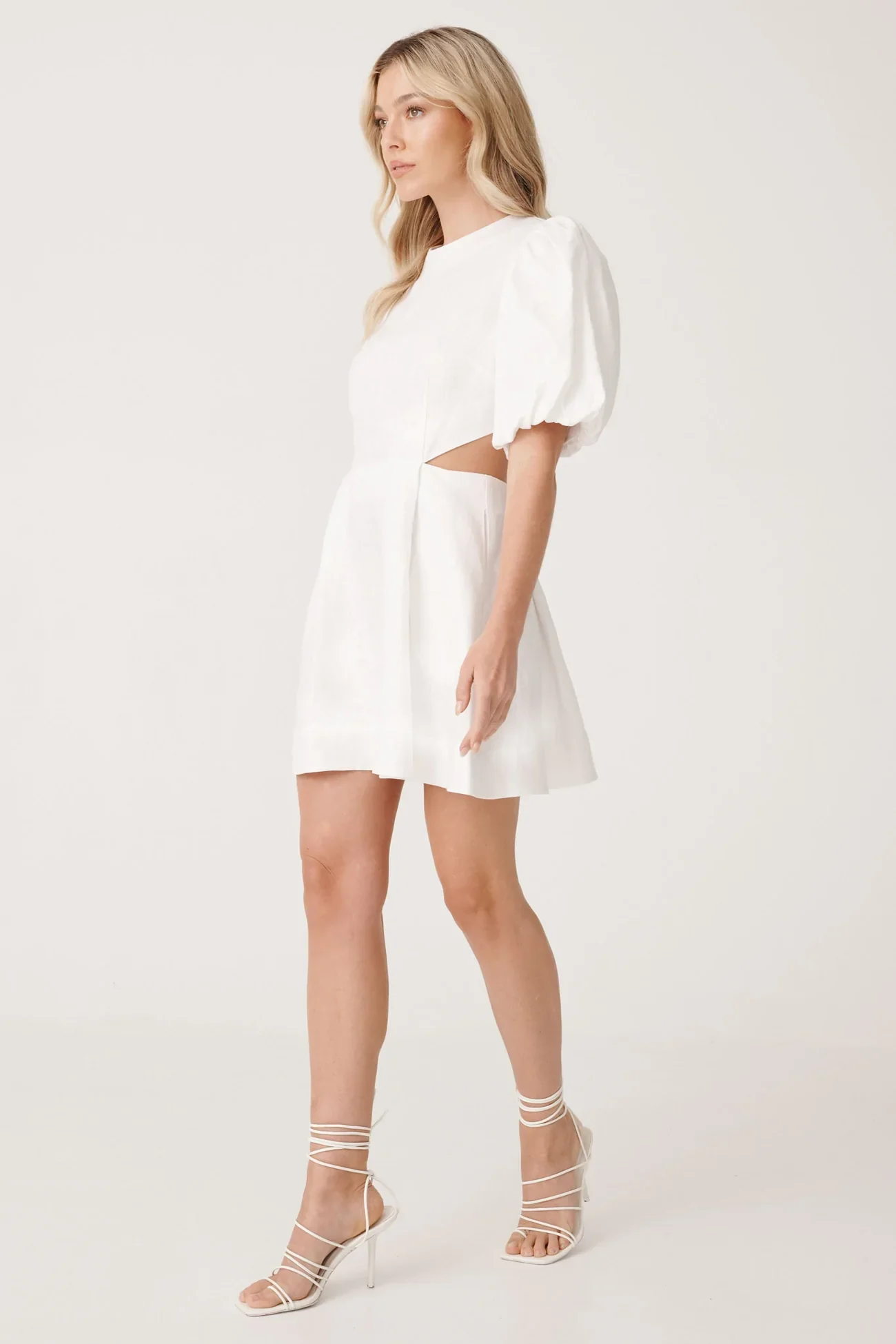Raef The Label - Aura Mini Dress Ivory - Image 3