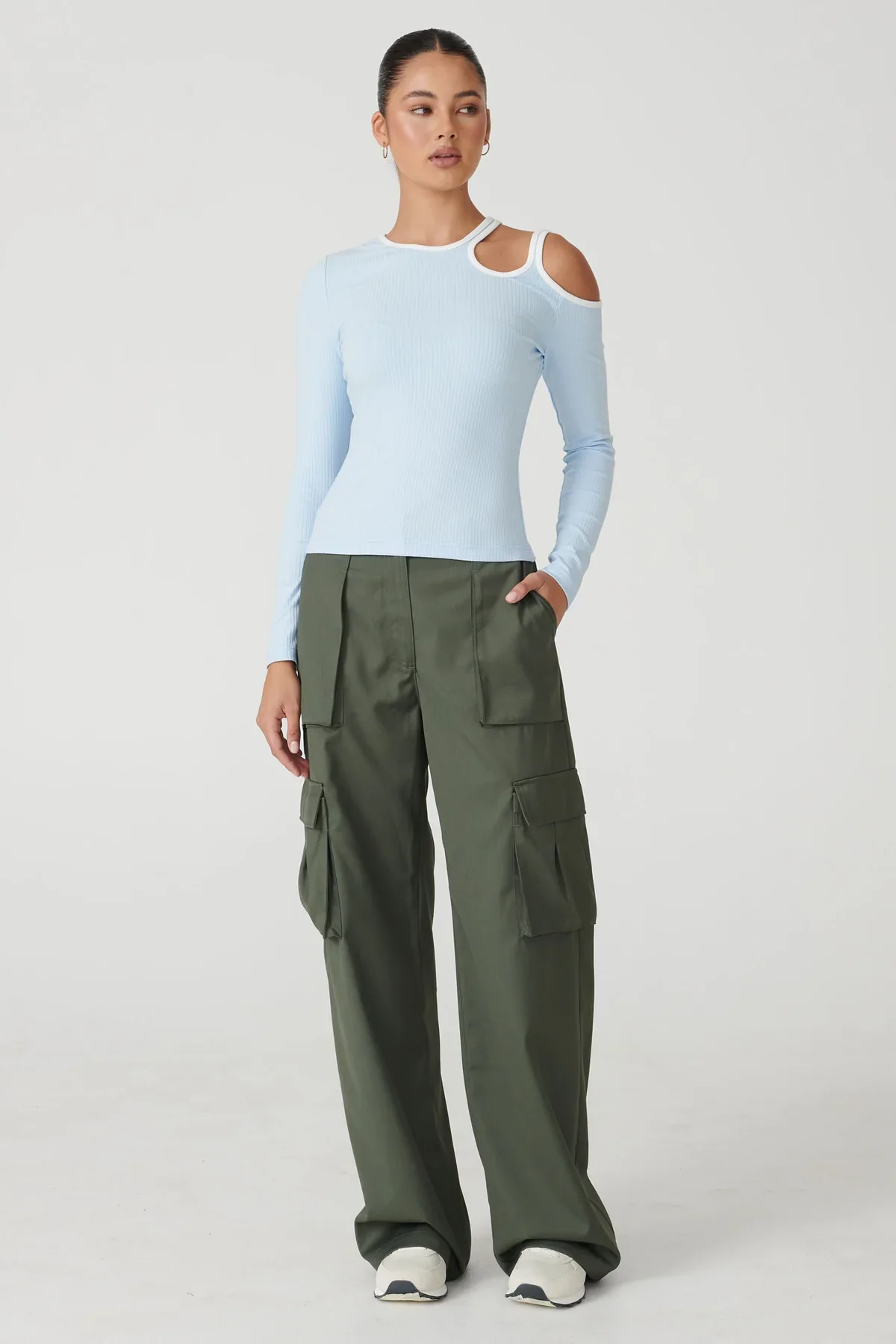 RAEF THE LABEL - ALMA TOP (CITRUS BLUE)