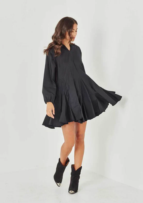 REMAIN - Jetset Dress (Black) - Image 4