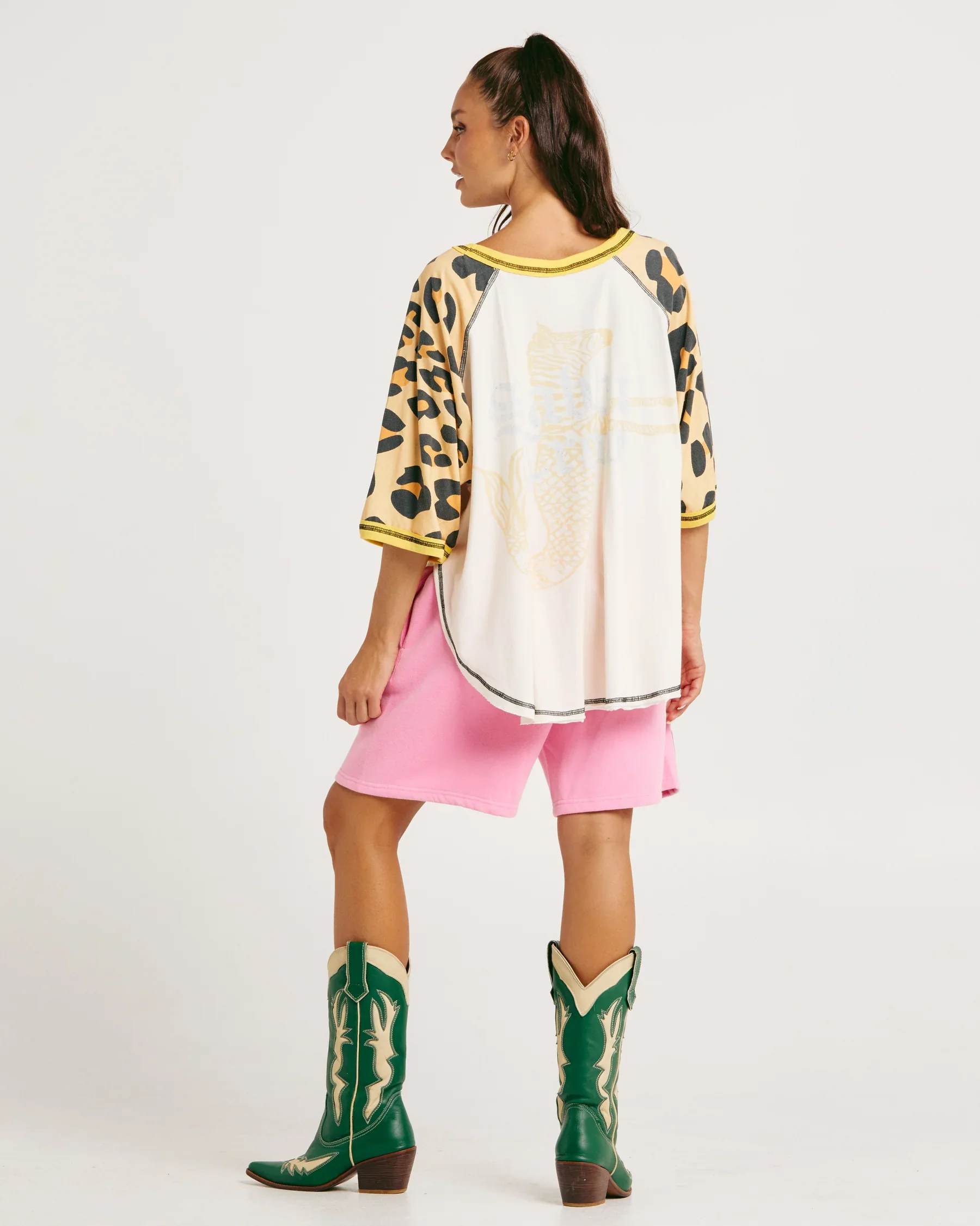 SABBI - THE 67 RAGLAN TEE (LEOPARD) - Image 5