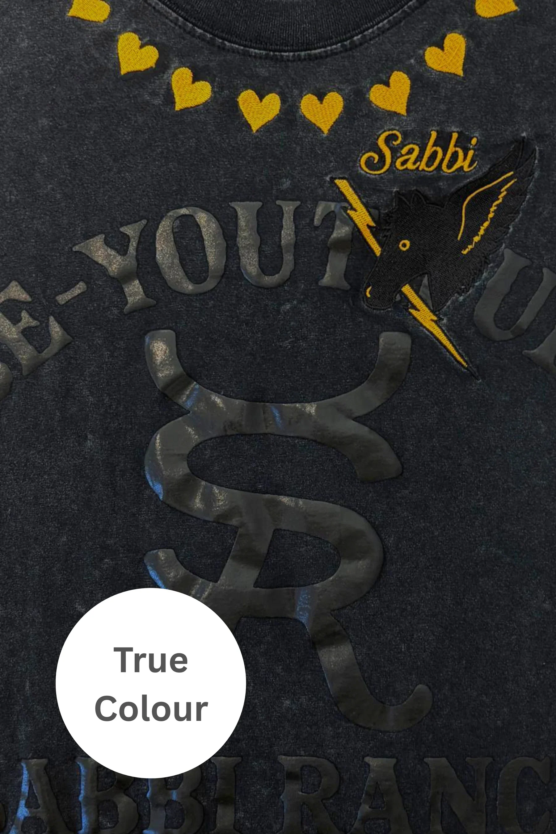 SABBI - THE BE-YOUTIFUL RANCH TEE (BLACK) - Image 5