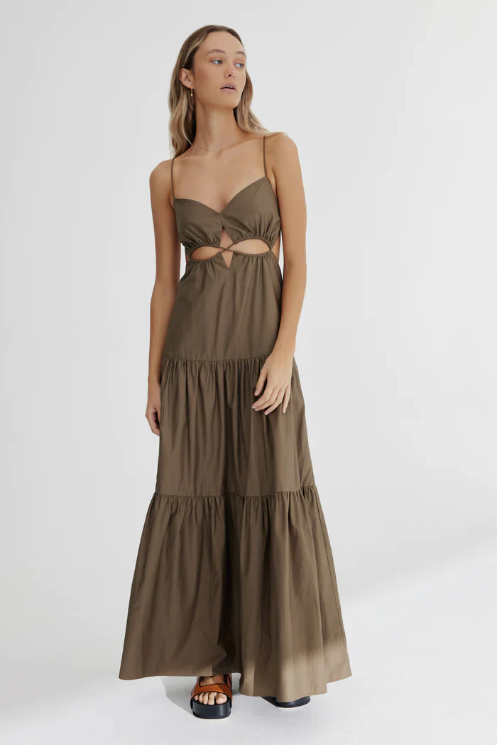 SIGNIFICANT OTHER - Addison Maxi Dress (Khaki)