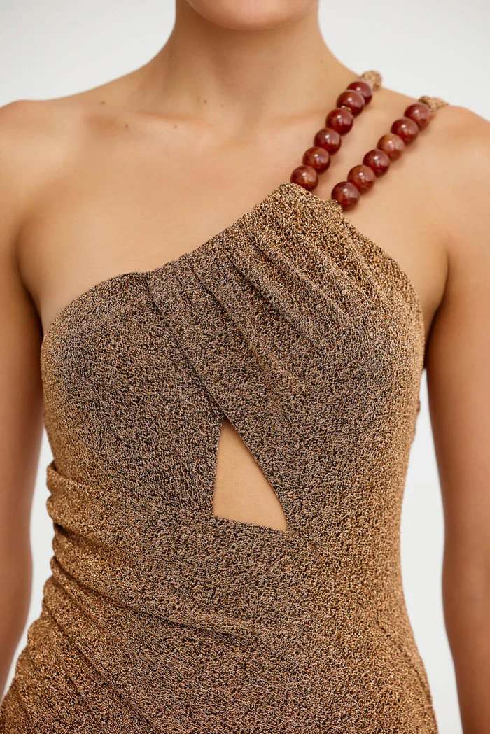 SIGNIFICANT OTHER - GIA MIDI DRESS (BRONZE) - Image 4