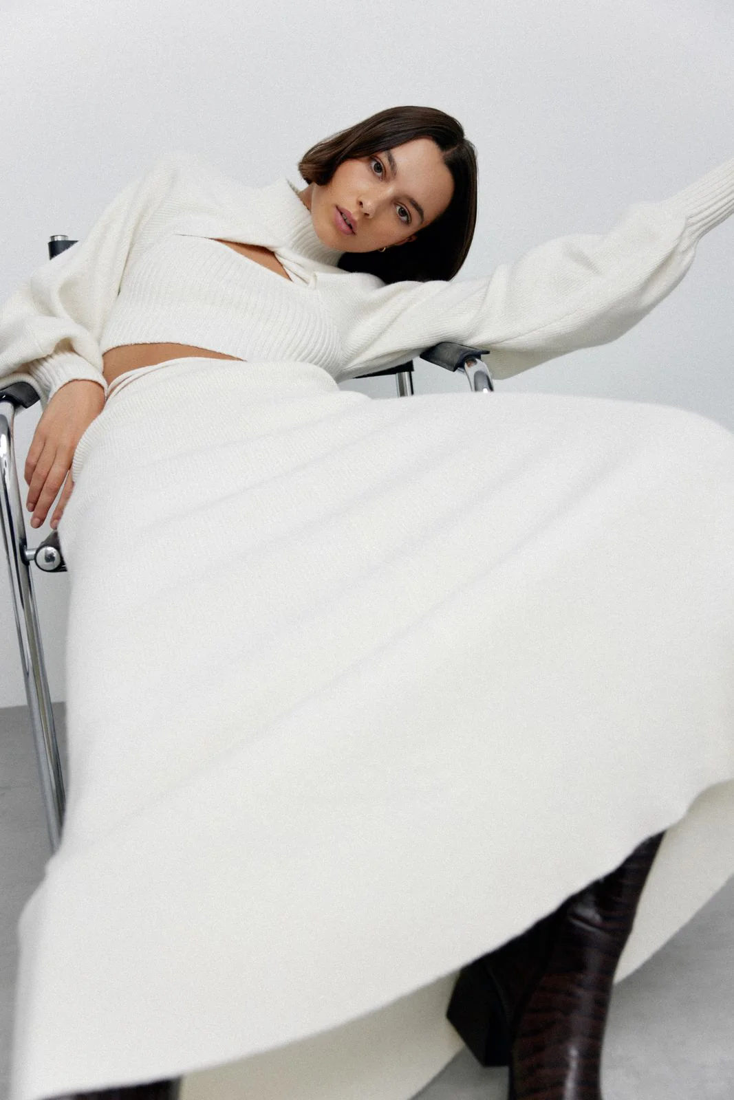 SIGNIFICANT OTHER - Lia Knit Skirt (Cream) - Image 3