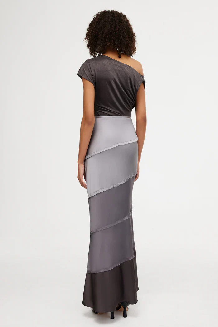 SIGNIFICANT OTHER - MURPHY MAXI SKIRT (GREYSCALE) - Image 2
