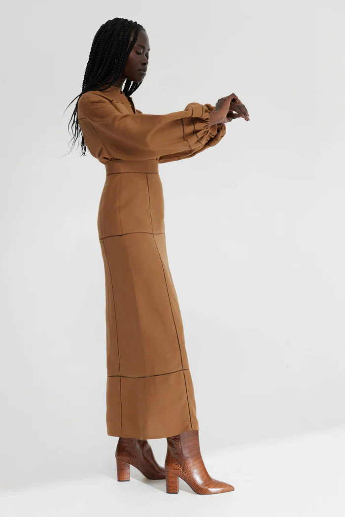 SIGNIFICANT OTHER - Theodora Skirt (Chocolate) Final Sale - Image 4