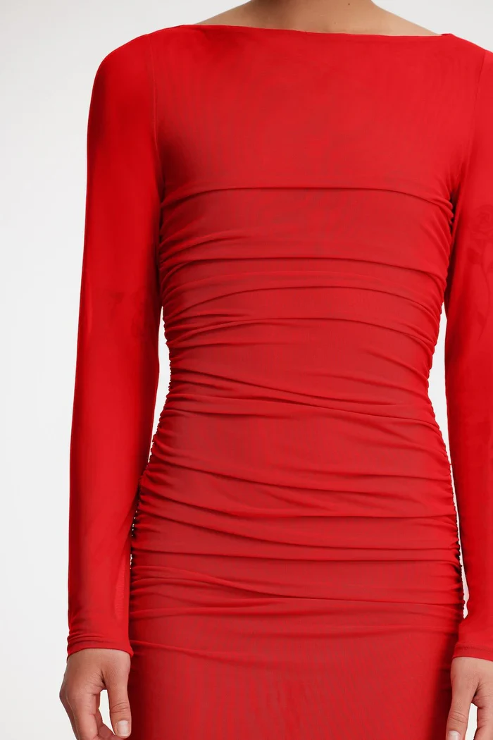 SIGNIFICANT OTHER - TILLIE MIDI DRESS (CHILLI) - Image 4