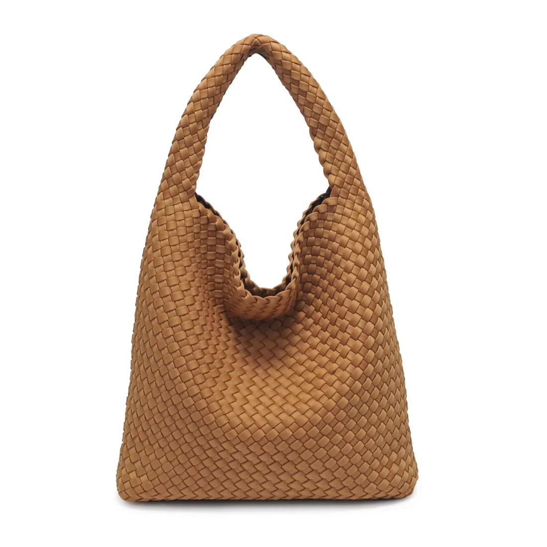 SOL AND SOLENE - CELESTIAL WOVEN NEOPRENE HOBO (SAND) - Image 7