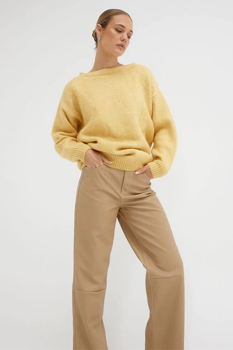 SOVERE / STUDIO - Ascend PU Pant (Praline) - Image 4