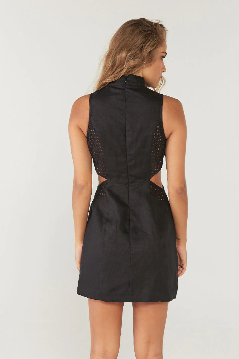 SOVERE / STUDIO - Capture Mini Dress (Onyx) - Image 3