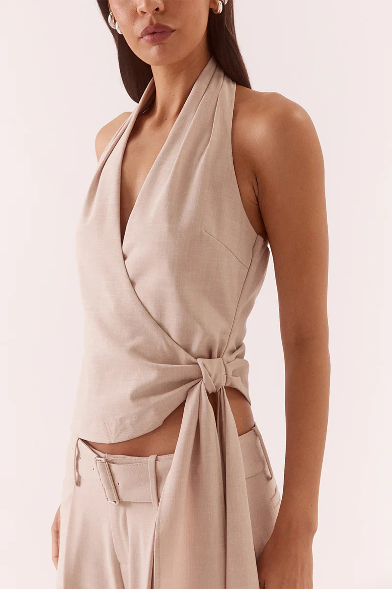 SOVERE STUDIO - DEENA TOP (BEIGE)