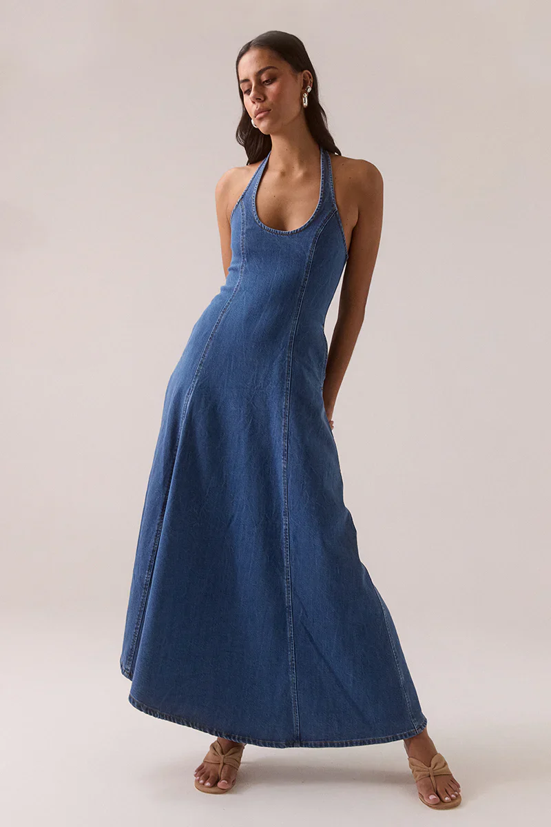 SOVERE STUDIO - ELODIE DRESS (CLASSIC BLUE) PRE-ORDER - Image 2