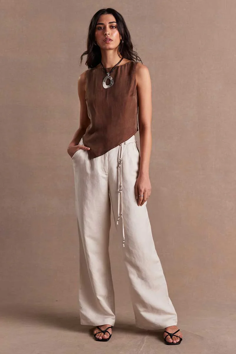 SOVERE / STUDIO - HEIRLOOM TOP (CHOCOLATE)