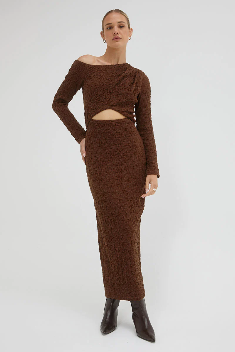 SOVERE / STUDIO - Overcast Dress (Carob)