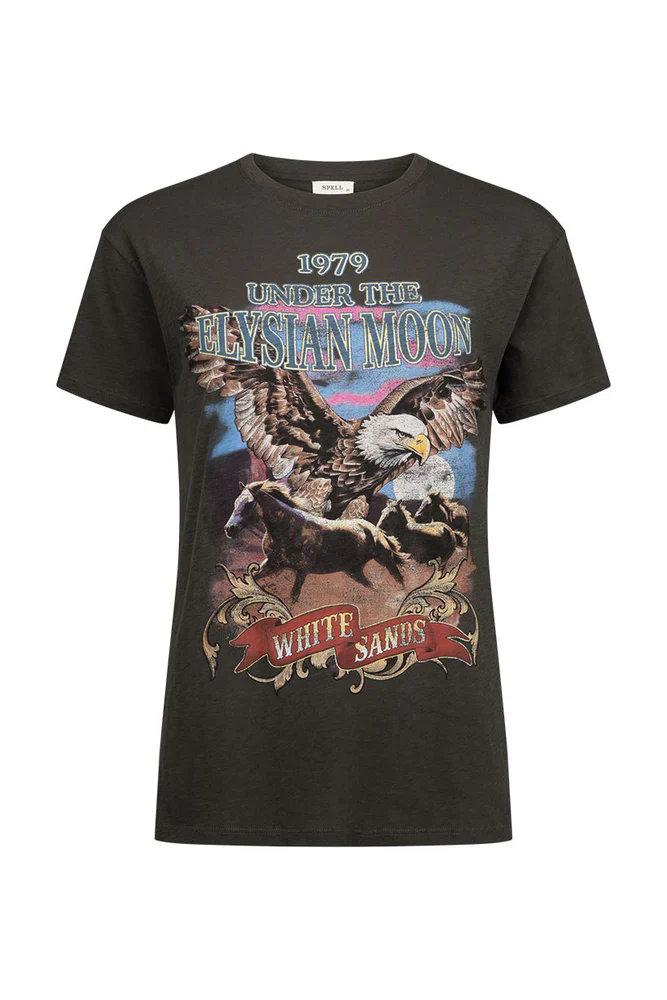 SPELL - ELYSIAN BIKER TEE (CHARCOAL) - Image 6