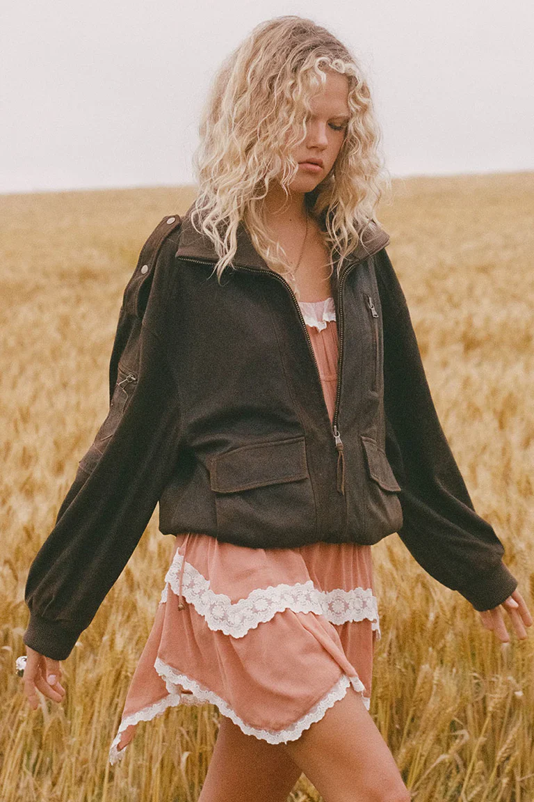 SPELL - FONTAINE LEATHER BOMBER