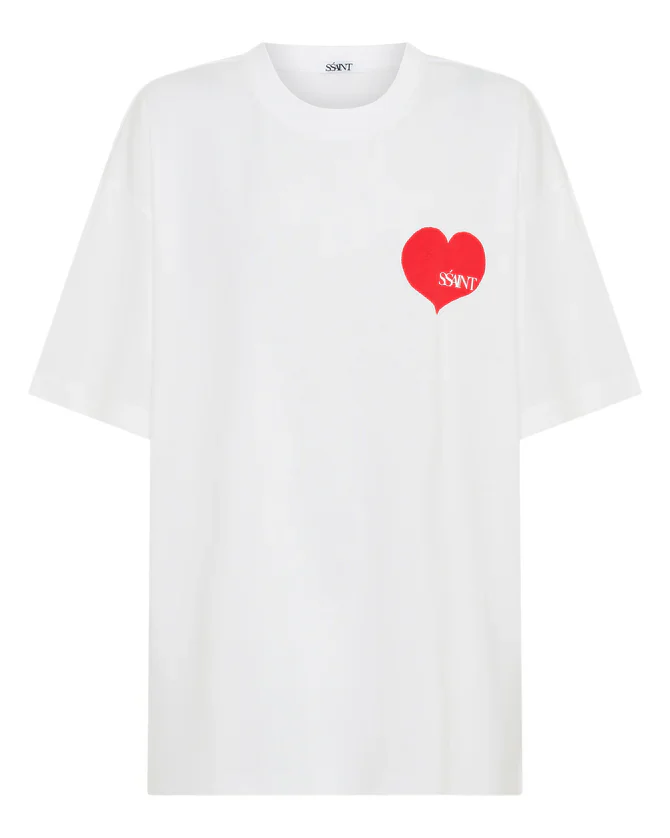 SSAINT - HEART TEE (RED) - Image 6