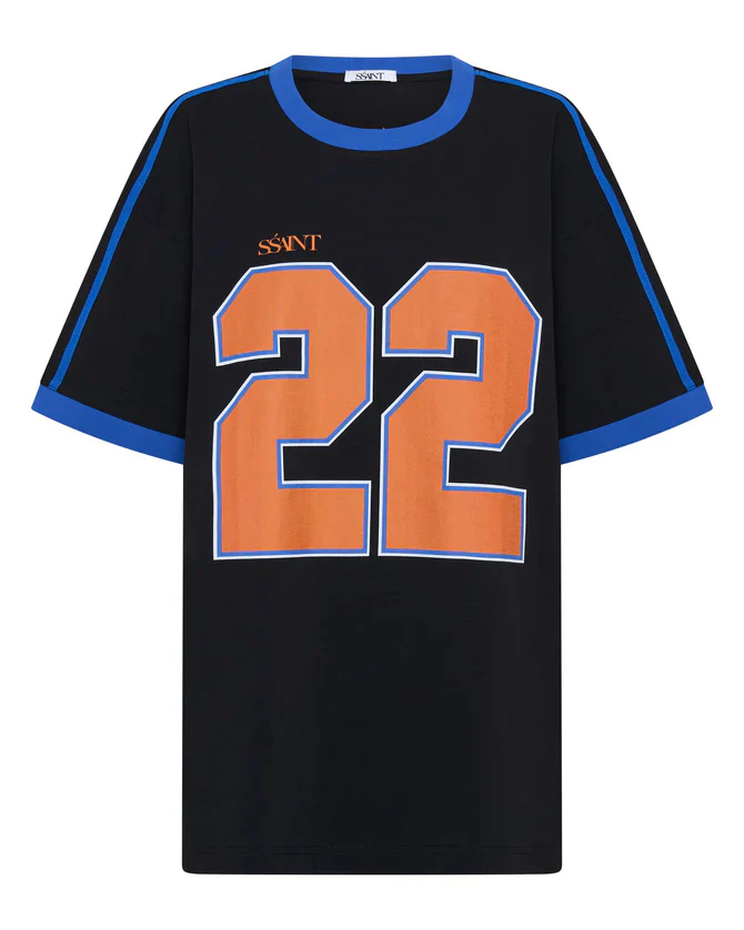 SSAINT - TWENTY TWO TEE (BLACK) - Image 6