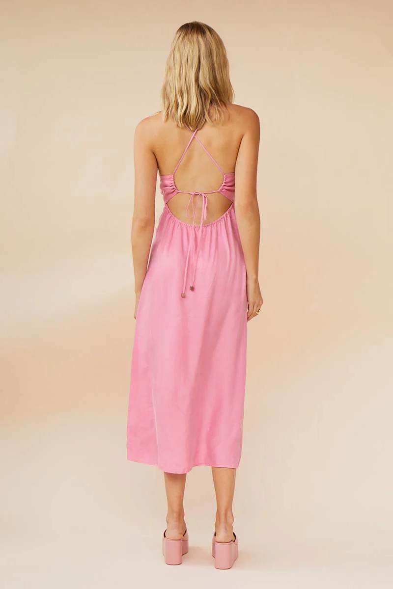 SUBOO - Georgia Keyhole Rouched Slip (Pink) - Image 2