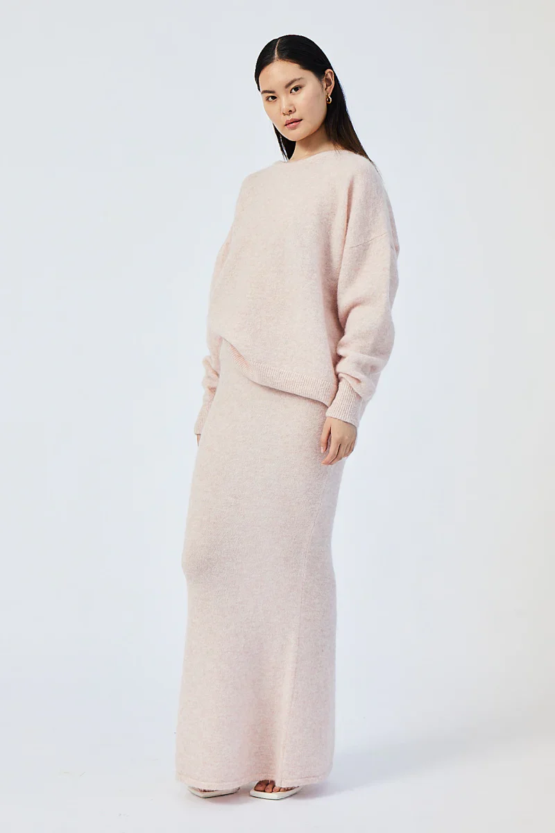 SUBOO - MOLLIE KNIT JUMPER (LIGHT PINK) - Image 3