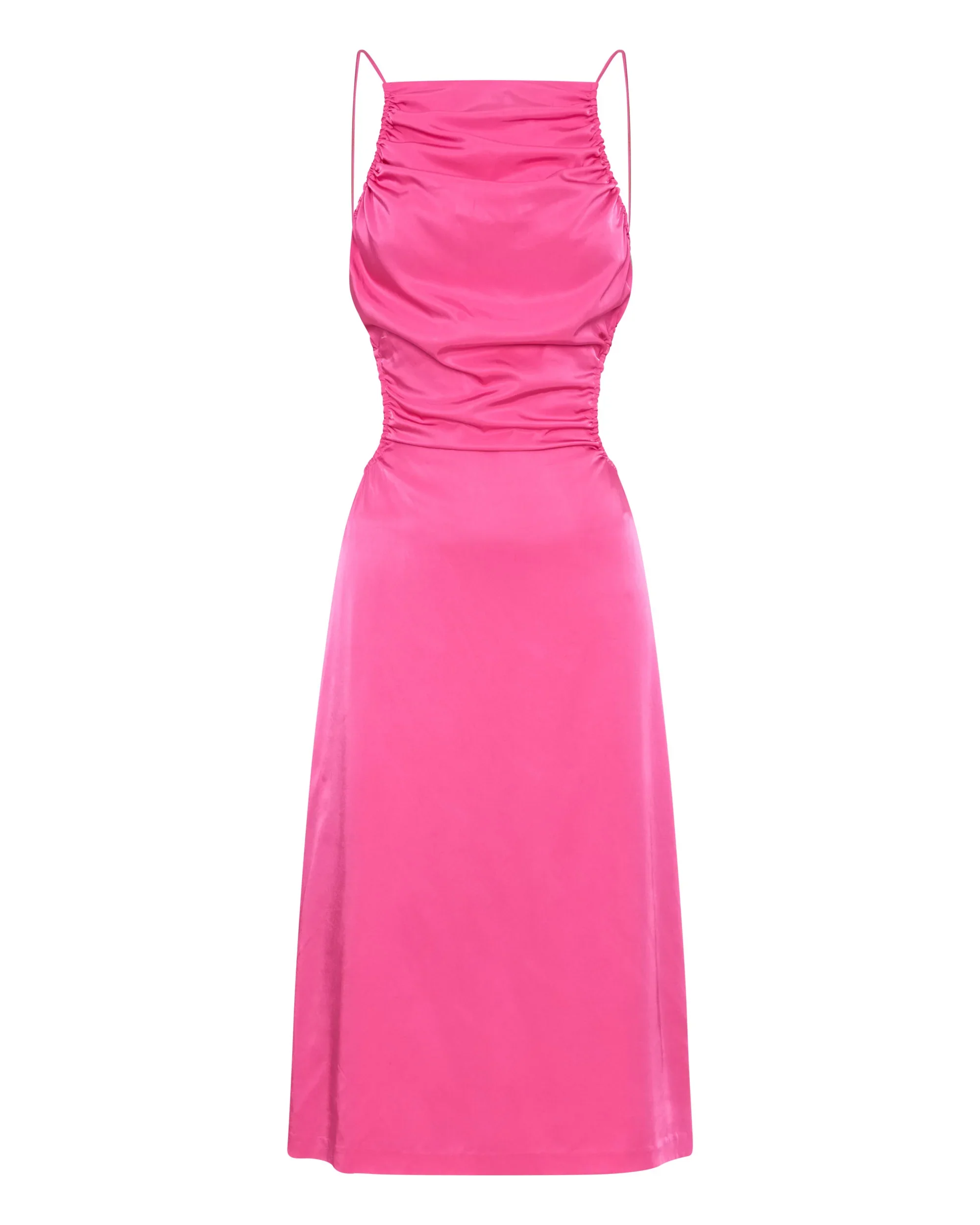 THIRD FORM - Drawn Out Midi Dress (Lipstick)