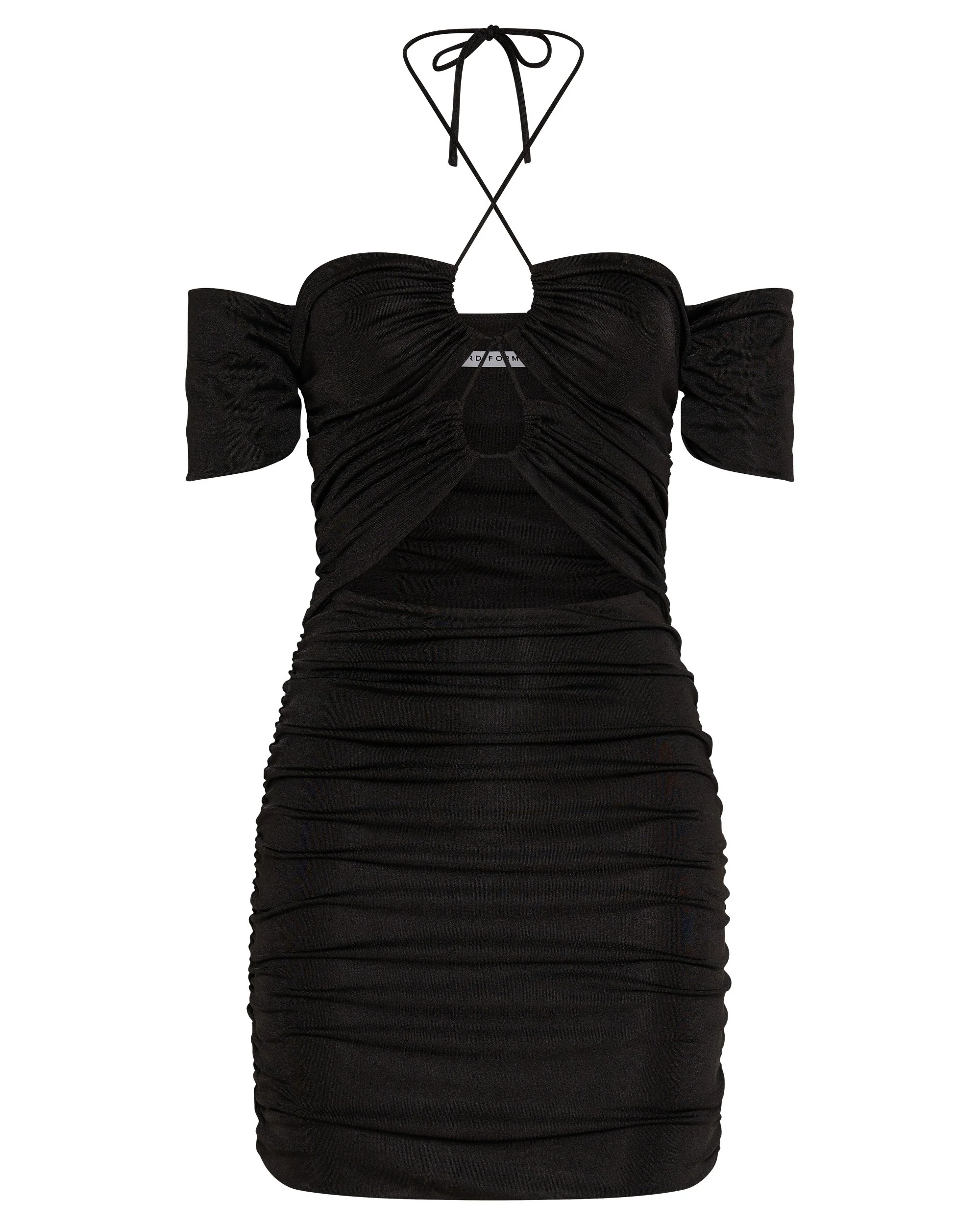 THIRD FORM - Look Through Off Shoulder Mini (Black)